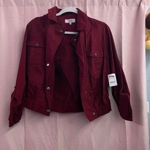 Brand new women wine jacket